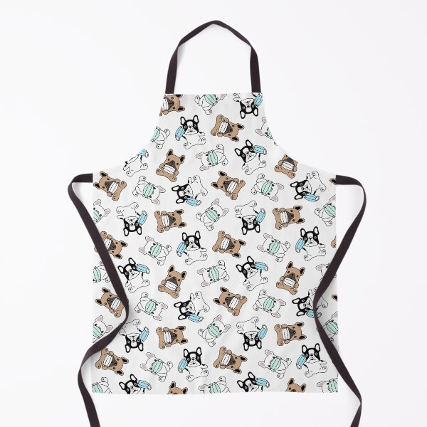 Item preview, Dog Seamless Pattern French Bulldog Face Mask covid19 Cartoon designed and sold by Peekonet.