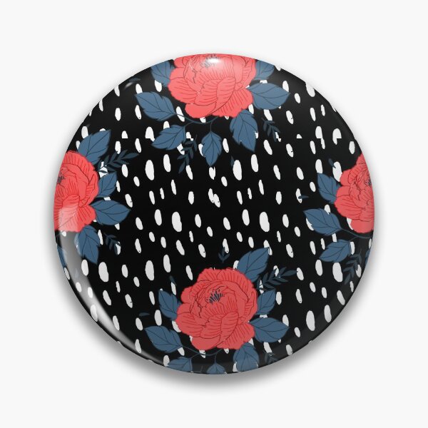 Item preview, Red Roses with White Polka Dots designed and sold by BlissfulSummer.