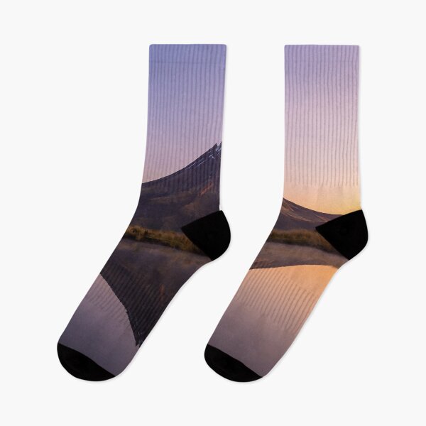 Item preview, Beautiful Mount Taranaki sunset reflections  designed and sold by BradDennien.