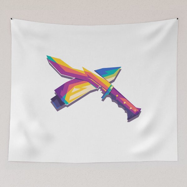 Item preview, Kukri Design Wpap pop art, Artprint Tshirt designed and sold by Rizky Dwi Aprianda.