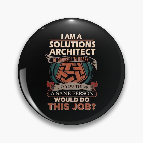 Item preview, Solutions Architect T Shirt - Sane Person Gift Item Tee designed and sold by choonhoven.
