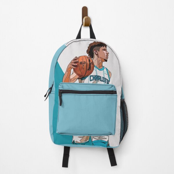 L.A. Lakers LeBron James Anthony Davis Canvas Backpack Shoulder