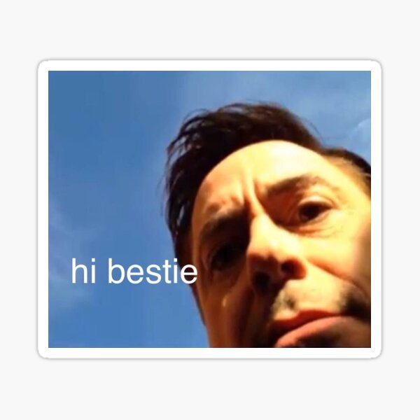 Item preview, RDJ Hi Bestie  designed and sold by Loki-Simp.