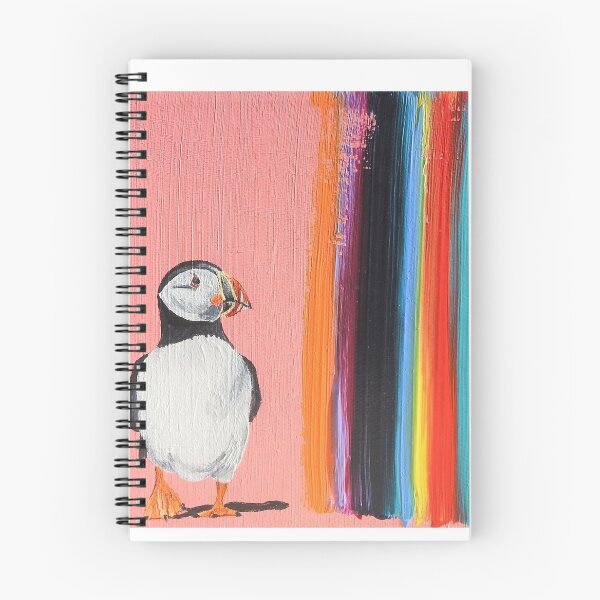 Item preview, Are you following me? - Puffin in colour designed and sold by sherellea.