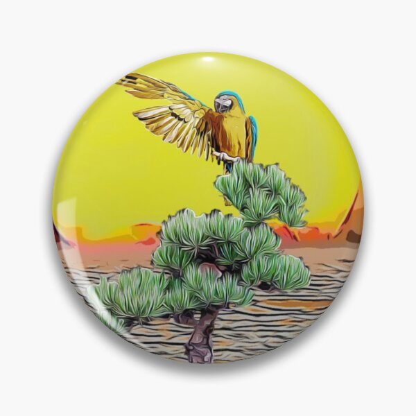 Item preview, Parrot bonsai African sun design  designed and sold by TrippyEarth.