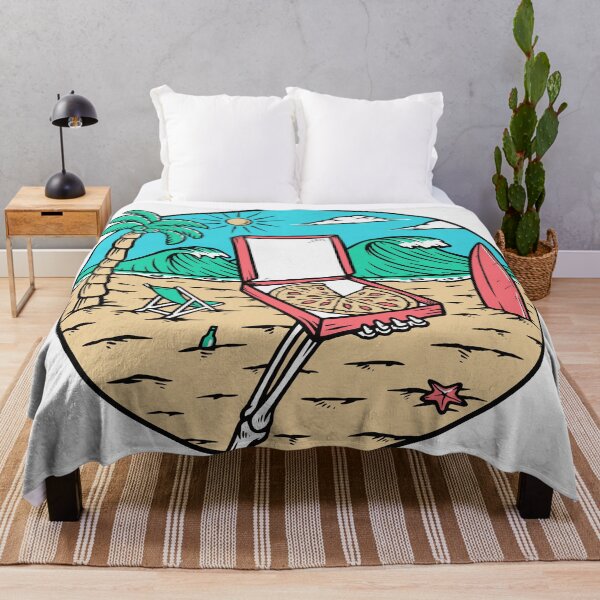 Artikelvorschau, Essen Pizza Strand Illustration entworfen und verkauft von Peekonet.
