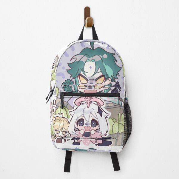 Item preview, Genshin Impact Chibi Xiao and Paimon  designed and sold by NewEraMutant.