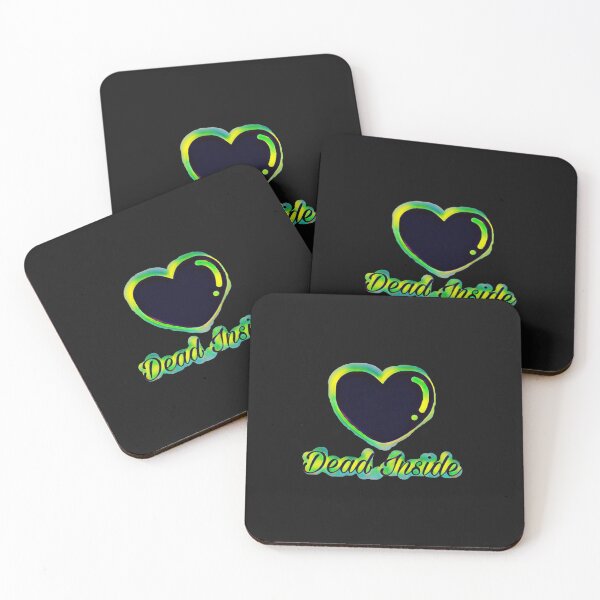 Item preview, Sometimes I feel Dead Inside Black Heart with green Highlighter designed and sold by GeoTeasters.