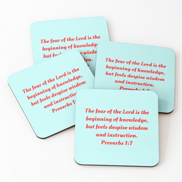 Item preview, Bible Verse Proverbs 1:7 designed and sold by Prayingwarrior.