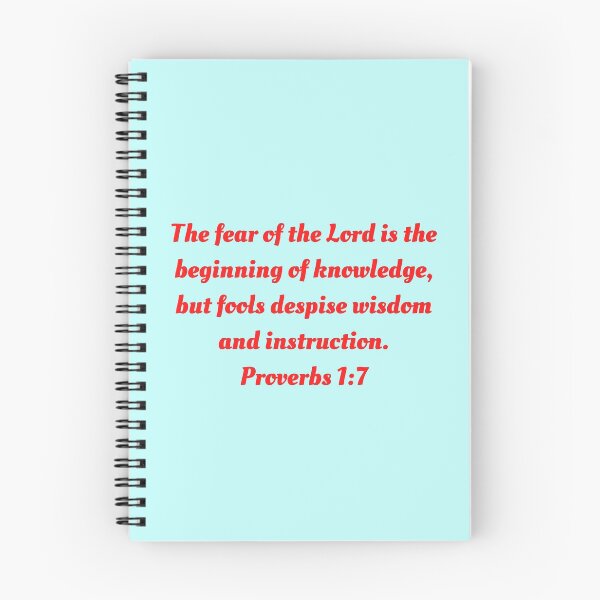 Item preview, Bible Verse Proverbs 1:7 designed and sold by Prayingwarrior.