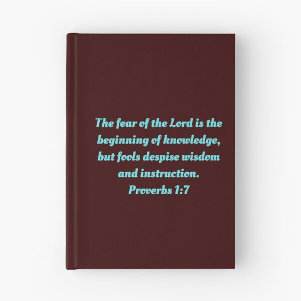 Item preview, Bible Verse Proverbs 1:7 designed and sold by Prayingwarrior.
