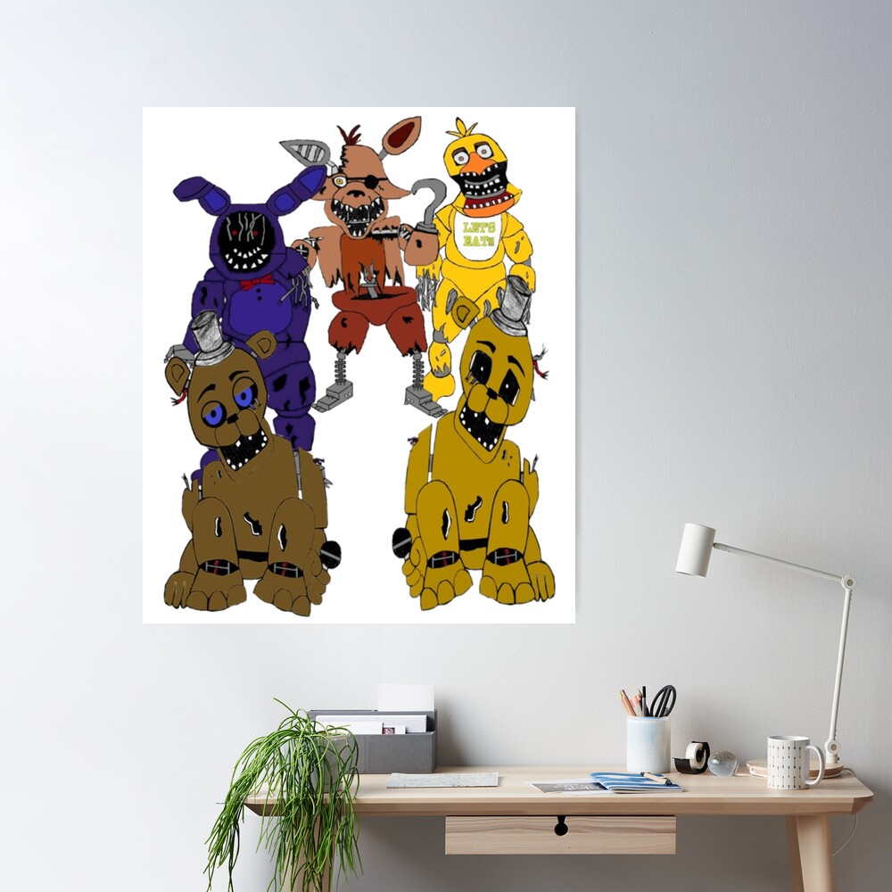 Withered Foxy Poster for Sale by WillowsWardrobe