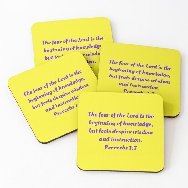 Item preview, Bible Verse Proverbs 1:7 designed and sold by Prayingwarrior.
