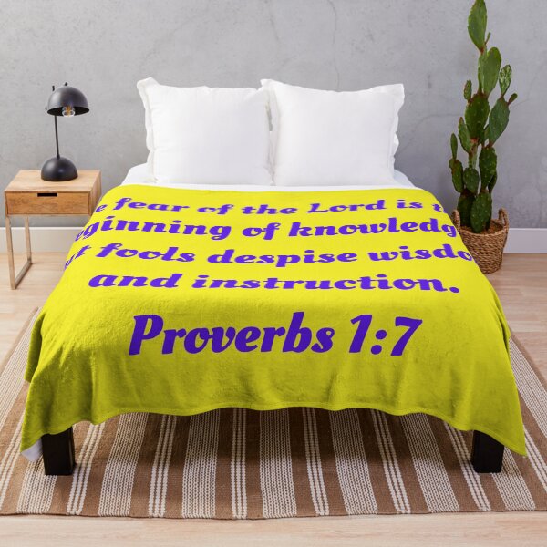 Item preview, Bible Verse Proverbs 1:7 designed and sold by Prayingwarrior.