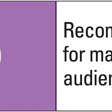 Artwork thumbnail, Mauve audiences by Peter Fyfe's Squalid Little Merch Shop