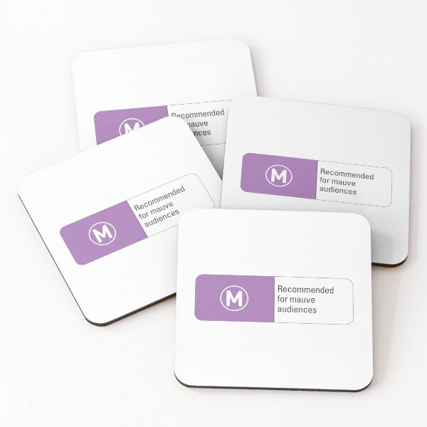 Item preview, Mauve audiences designed and sold by Peter Fyfe's Squalid Little Merch Shop.