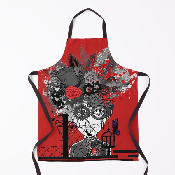 Item preview, Steampunk Lady trapped in barbed wire designed and sold by LaBellCreative.