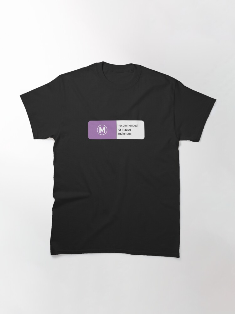 Thumbnail 3 of 7, Classic T-Shirt, Mauve audiences designed and sold by peterfyfe.