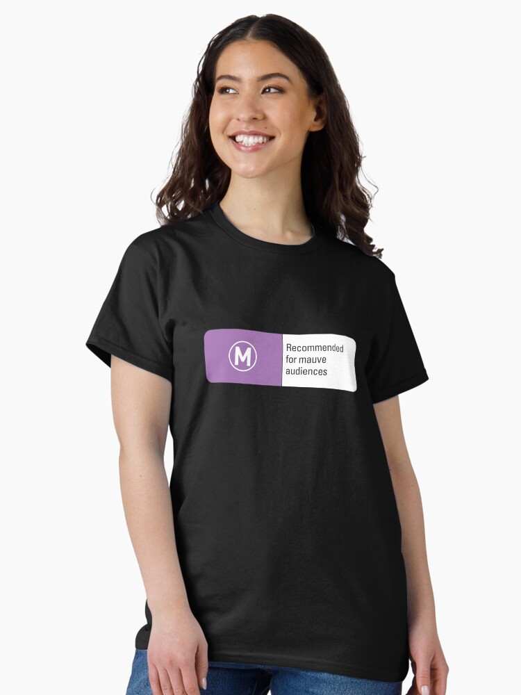 Thumbnail 2 of 7, Classic T-Shirt, Mauve audiences designed and sold by peterfyfe.