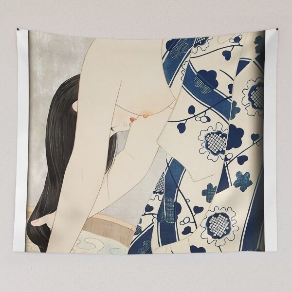 Item preview, Washing the Hair Ito Shinsui Ukiy designed and sold by cardywandik.