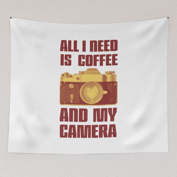 Item preview, All I Need Is Coffee And My Camera designed and sold by MudPuppet.