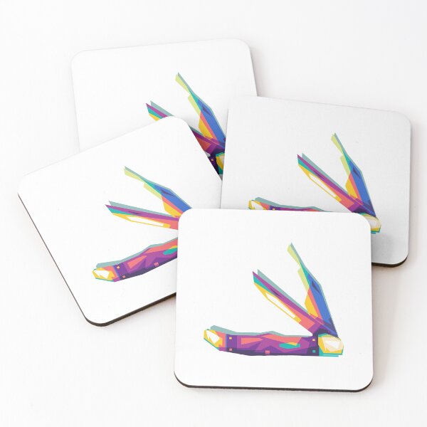 Item preview, 3 Branch Mini Knife Pop Art designed and sold by Rizky Dwi Aprianda.