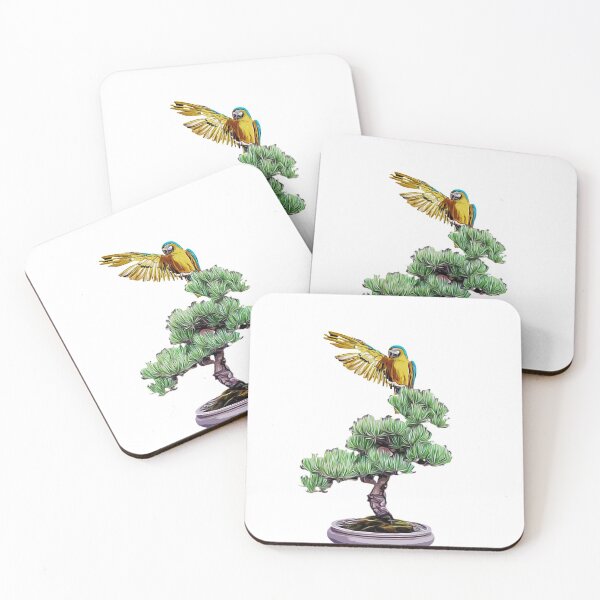 Item preview, Parrot bonsai design  designed and sold by TrippyEarth.