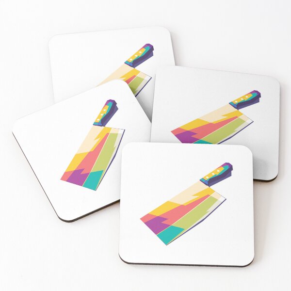 Item preview, Meat Cutting Knife Popart Artprint designed and sold by Rizky Dwi Aprianda.