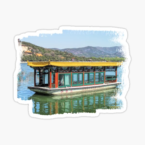 Item preview, Boat at the Summer Palace designed and sold by Elisabeth Lucas.