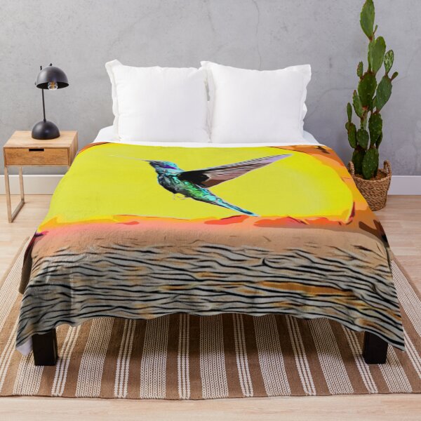 Item preview, Humming bird African sun set design  designed and sold by TrippyEarth.
