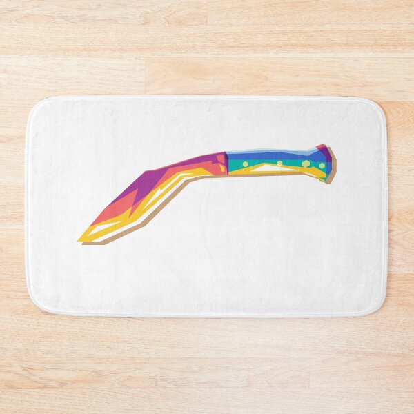 Item preview, Kukri Knife, Weapon of War Pop Art designed and sold by Rizky Dwi Aprianda.