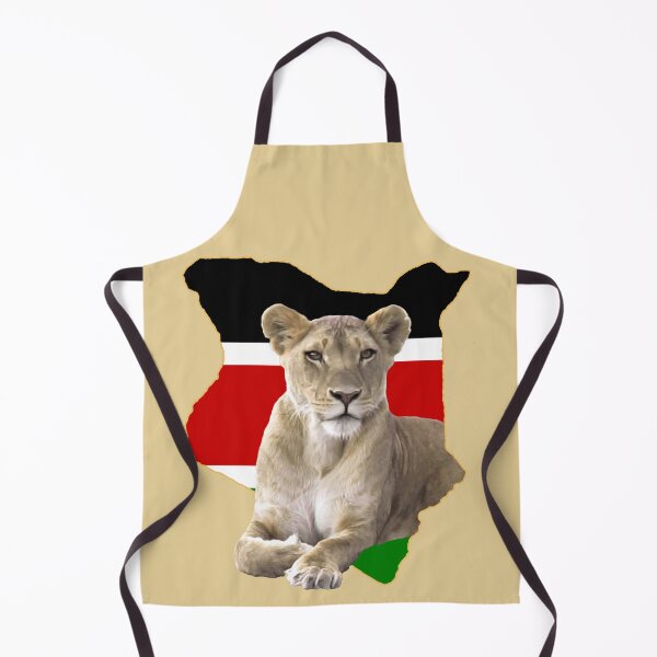 Item preview, Kenya lion - big cat in Africa - cat designed and sold by TShirtsundMehr.