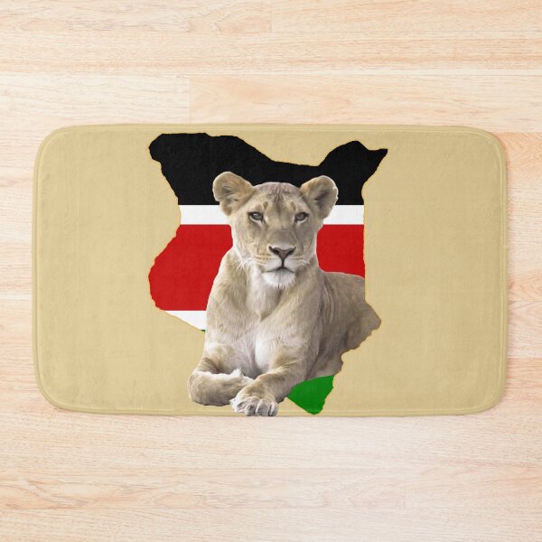 Item preview, Kenya lion - big cat in Africa - cat designed and sold by TShirtsundMehr.