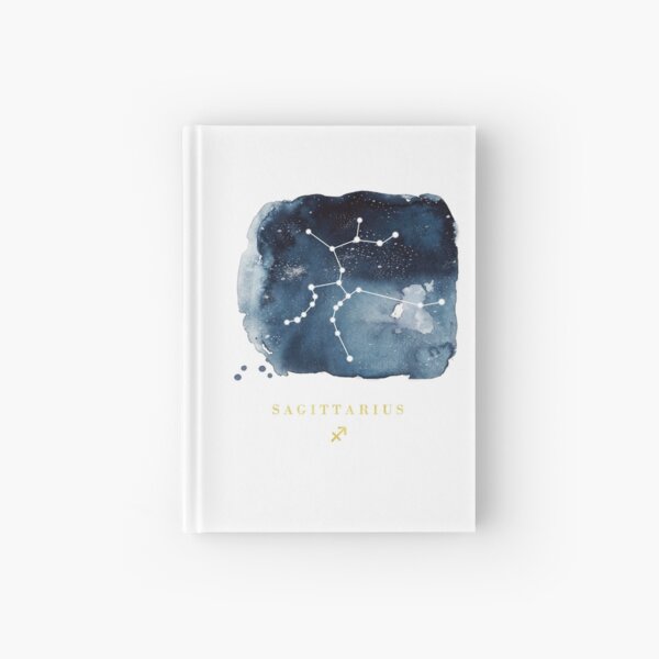 Sagittarius Zodiac Constellation Hardcover Journal