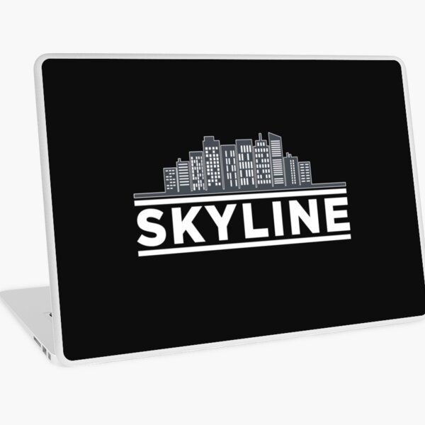 Item preview, Skyline White Outlined Cool Gift T Shirt  designed and sold by Clavitaps.