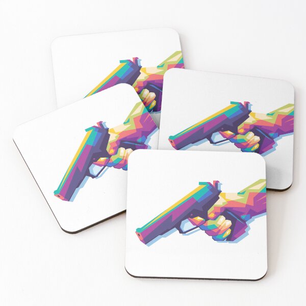 Item preview, Cool Gun PopArt Print designed and sold by Rizky Dwi Aprianda.