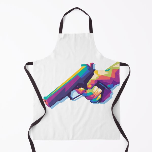 Item preview, Cool Gun PopArt Print designed and sold by Rizky Dwi Aprianda.