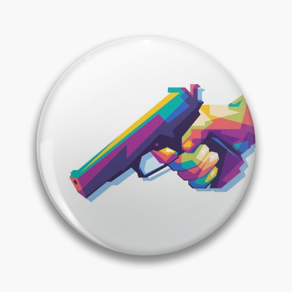 Item preview, Cool Gun PopArt Print designed and sold by Rizky Dwi Aprianda.