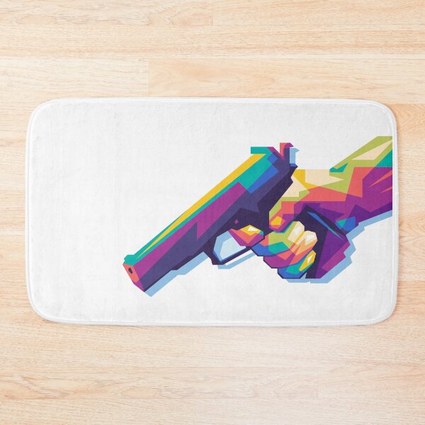 Item preview, Cool Gun PopArt Print designed and sold by Rizky Dwi Aprianda.
