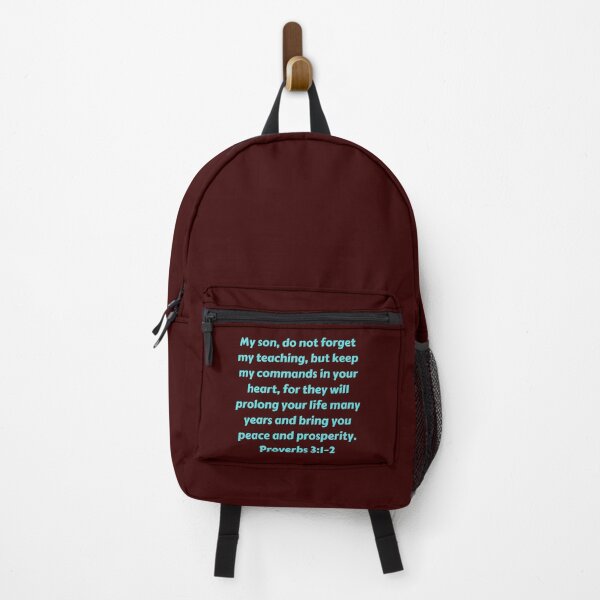 Item preview, Bible Verse Proverbs 3:1-2 designed and sold by Prayingwarrior.