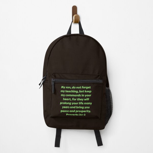 Item preview, Bible Verse Proverbs 3:1-2 designed and sold by Prayingwarrior.