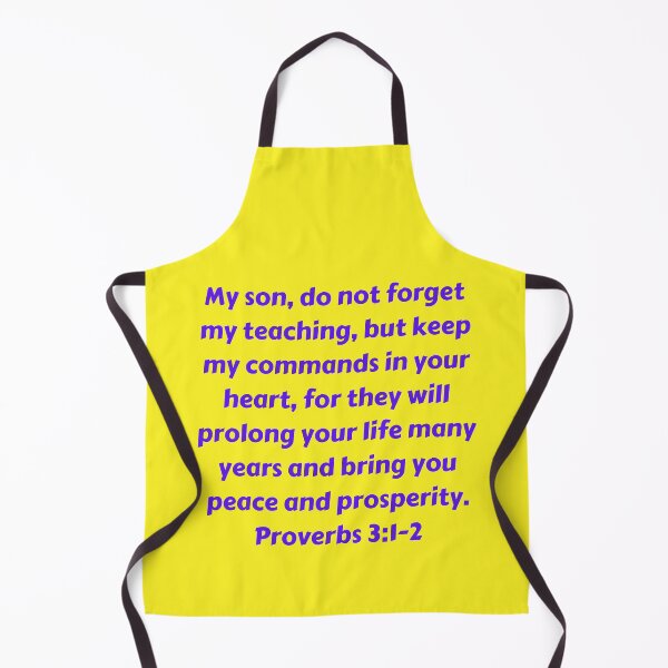 Item preview, Bible Verse Proverbs 3:1-2 designed and sold by Prayingwarrior.