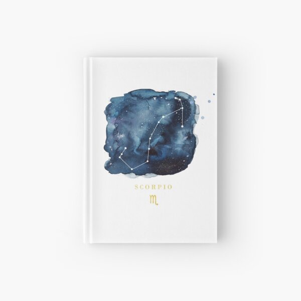 Scorpio Zodiac Constellation Hardcover Journal