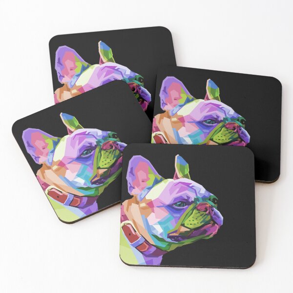 Item preview, French Bulldog Geometric Pop Art Style designed and sold by Peekonet.