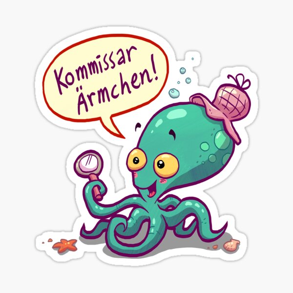 Kommissar Ärmchen Sticker