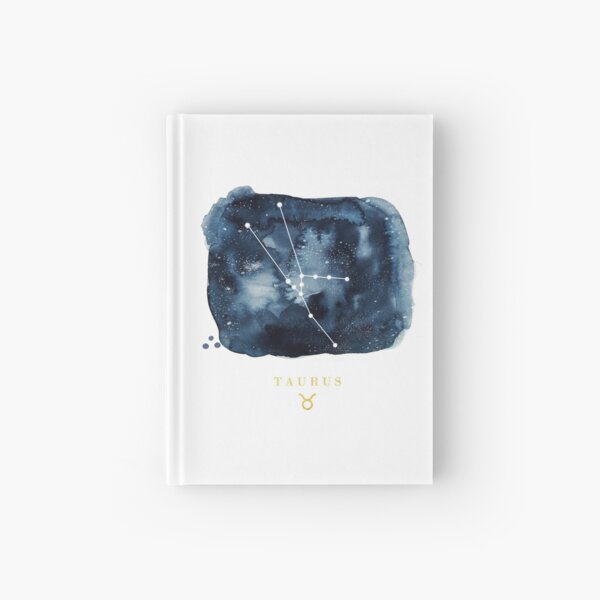 Taurus Zodiac Constellation Hardcover Journal
