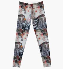 Geisha-Straßenkunst "Les Twins" Leggings