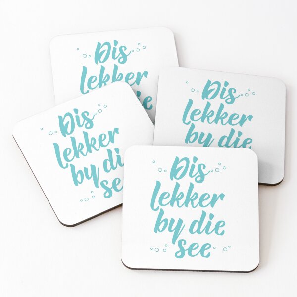 Artikelvorschau, Es ist schön am Meer - Afrikaans-Text. Beschriftung. entworfen und verkauft von pidzam4e.