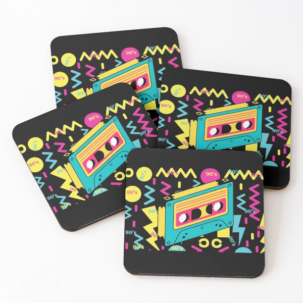 Item preview, 90's Retro Audio Cassette, Retro Pattern  designed and sold by GulQari.