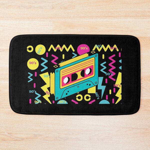 Item preview, 90's Retro Audio Cassette, Retro Pattern  designed and sold by GulQari.